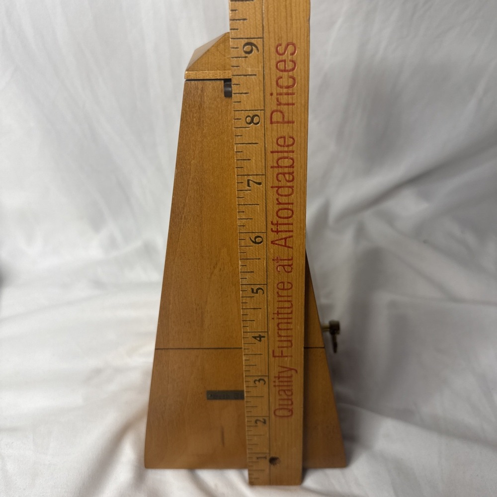 Vintage MCM Seth Thomas Metronome de Maelzel pyramid-shaped Music Piano Timing - Picture 9 of 10